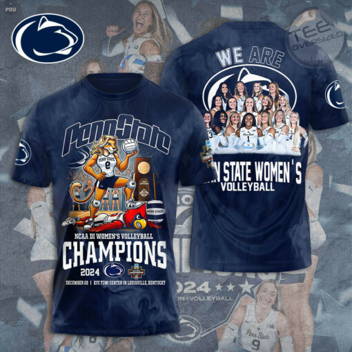 Penn State Nittany Lions Womens Volleyball T shirt OVERSIZEDTEE 55