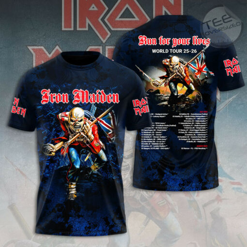 IRMA Band Iron Maiden T shirt OVERSIZEDTEE 110