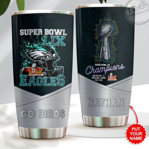 Personalized Philadelphia Eagles Tumbler Cup OVERSIZEDTEE 107