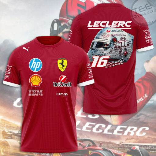 Charles Leclerc 16 T shirt OVERSIZEDTEE 132