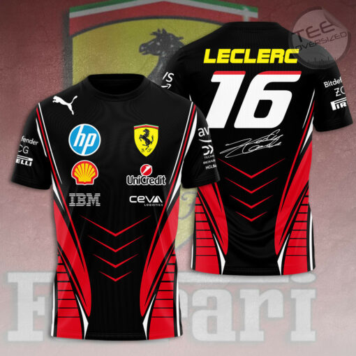 Charles Leclerc F1 T shirt OVERSIZEDTEE 130