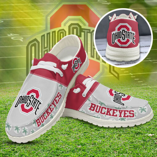 Ohio State Buckeyes Football Dudes Shoes Loafer Shoes