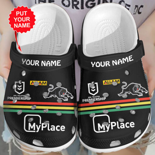 Personalized Penrith Panthers Crocs 01