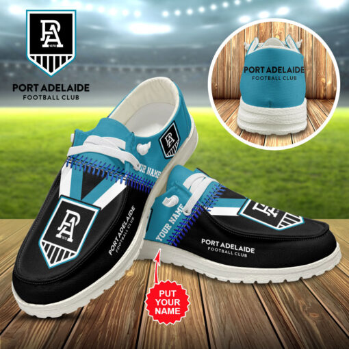 Personalized Port Adelaide Shoes Loafer Shoes