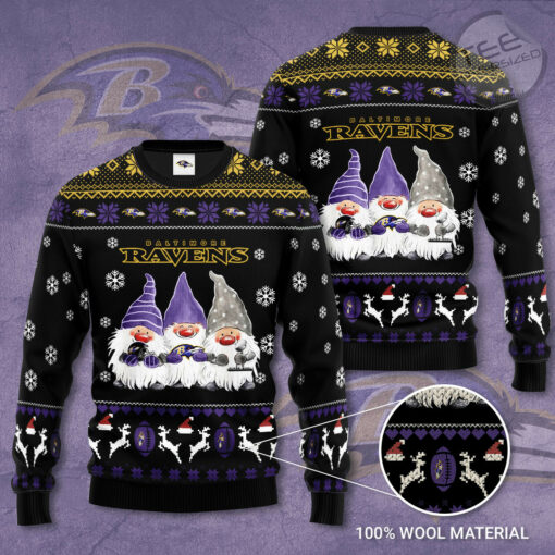 Baltimore Ravens 3D sweater