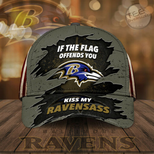 Baltimore Ravens Cap Custom Hat 01