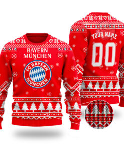 Bayern Munchen Christmas 3D Sweater 2022