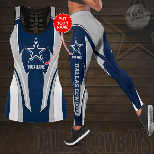 Best selling Dallas Cowboys Hollow Tank Top Leggings 01