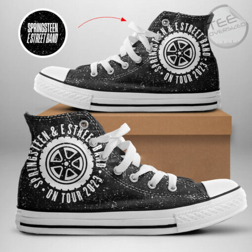 Bruce Springsteen High Top Canvas Shoe OVS23623S1 Design 1