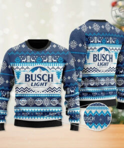 Busch Light 3D Ugly Christmas Sweater 2022 Design III