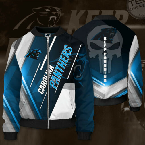 Carolina Panthers 3D Bomber Jacket 01