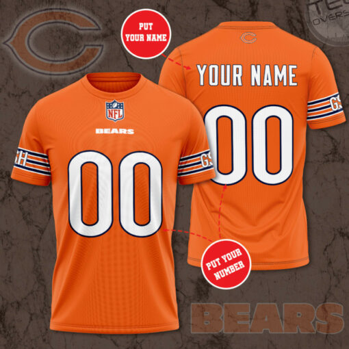 Chicago Bears 3D T shirt 01