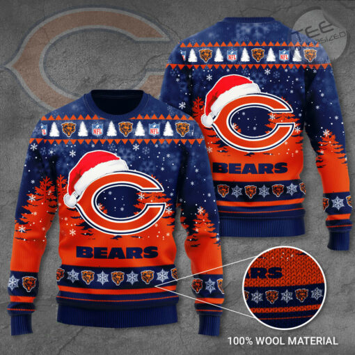 Chicago Bears 3D Ugly Sweater