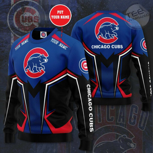 Chicago Cubs 3D Sweatshirt 01