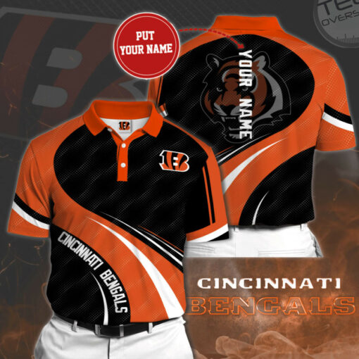 Cincinnati Bengals 3D Polo 01