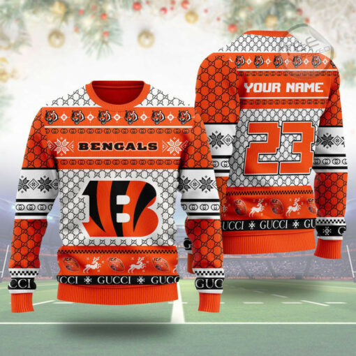 Cincinnati Bengals Ugly Christmas 3D Sweater