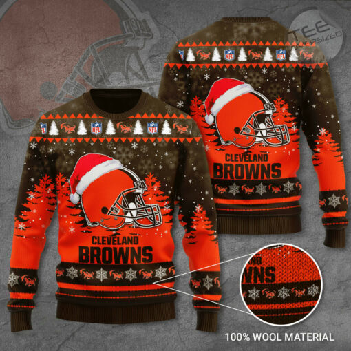 Cleveland Browns 3D Ugly Sweater