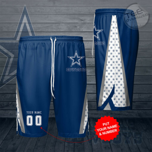 Dallas Cowboys 3D Jersey Shorts 01