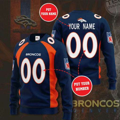 Denver Broncos 3D Sweatshirt 01