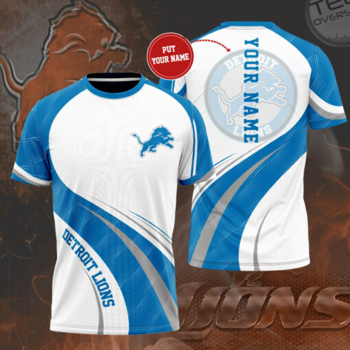 Detroit Lions 3D T shirt 01