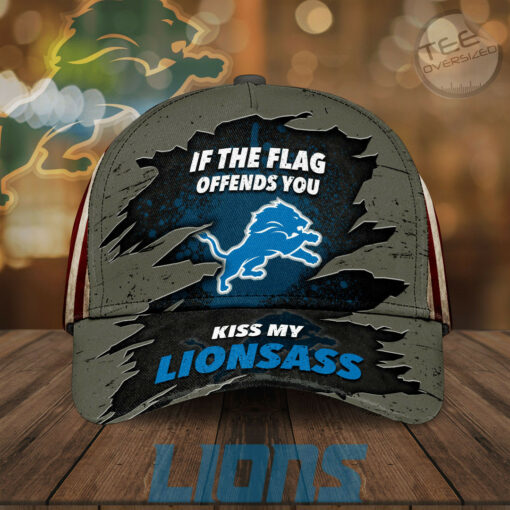 Detroit Lions Cap Custom Hat 01