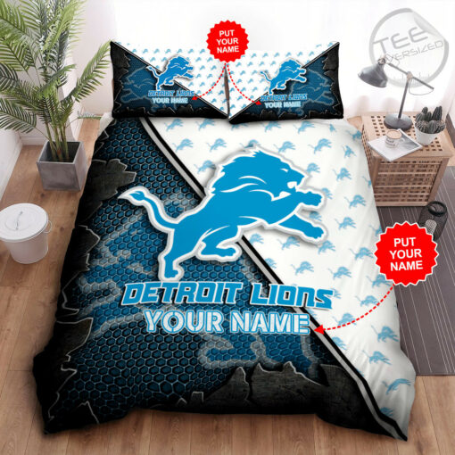 Detroit Lions bedding set 01