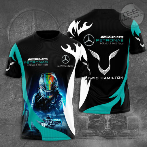 F1 Lewis Hamilton 3D T shirt