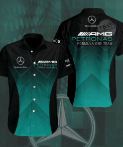 F1 Mercedes 2022 AMG Petronas 3D short sleeve shirt