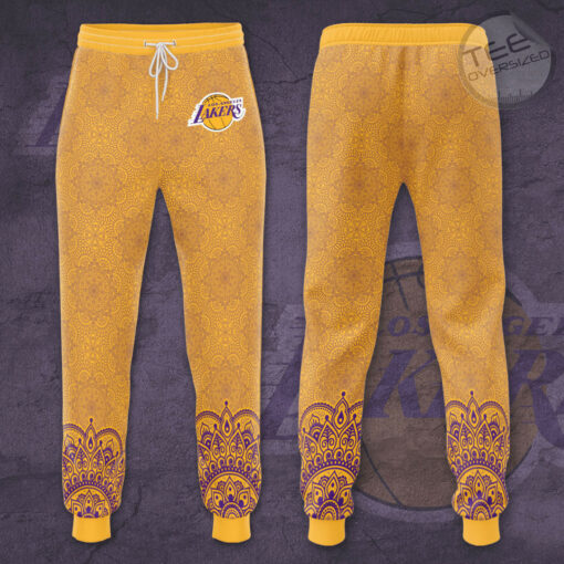 FAN designed Los Angeles Lakers LAL NBA Unisex Sweatpants