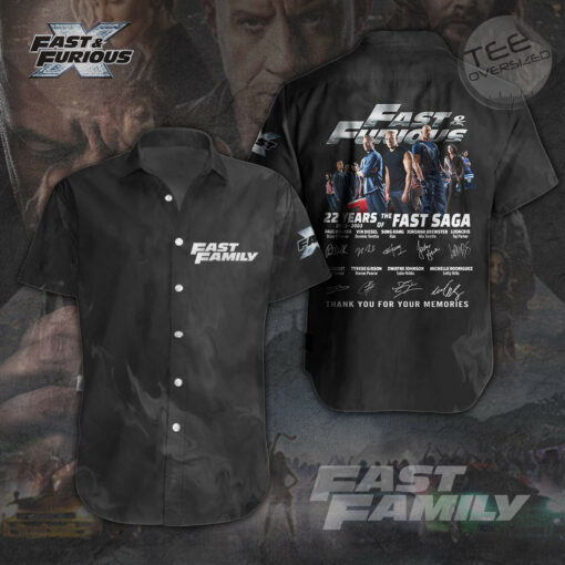 Fast And Furious short sleeve dress shirts OVS22723S1