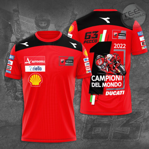Francesco Bagnaia 3D T shirt