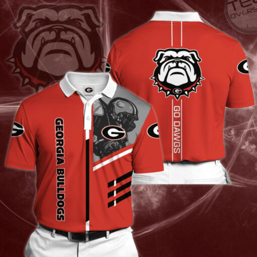 Georgia Bulldogs 3D Polo 01