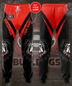 Georgia Bulldogs 3D Sweatpant 01