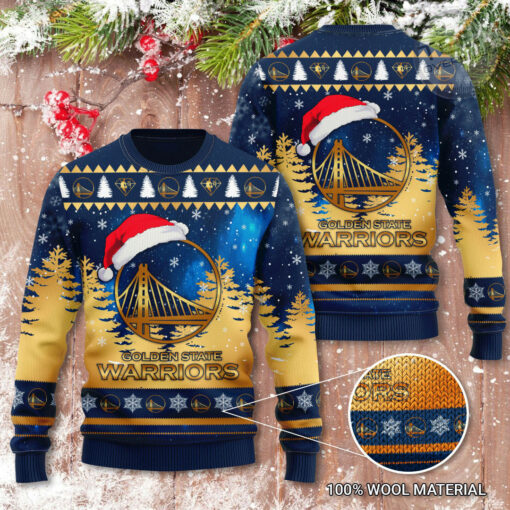 Golden State Warriors 3D Christmas Sweater 2022