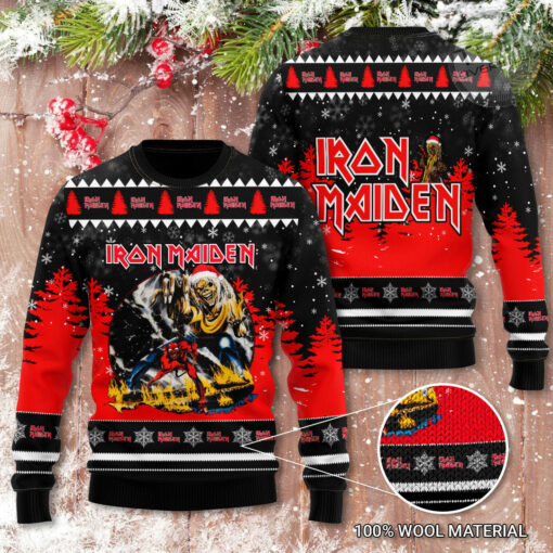 Iron Maiden Christmas 3D Sweater 2022