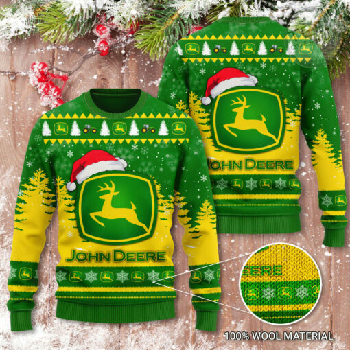 John Deere 3D Christmas Sweater