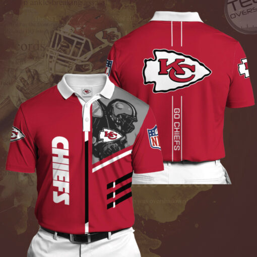 Kansas City Chiefs 3D Polo 01