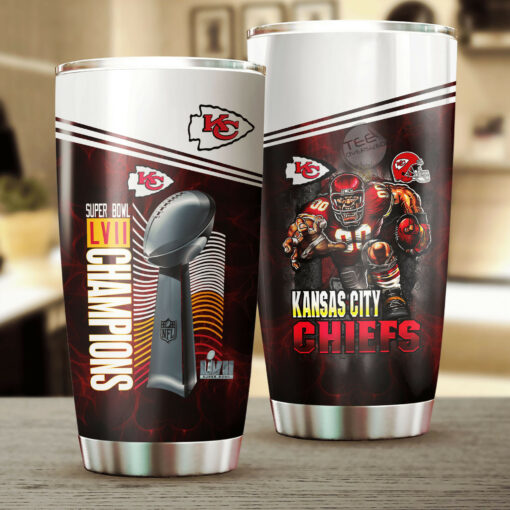 Kansas City Chiefs tumbler cup Super Bowl LVII