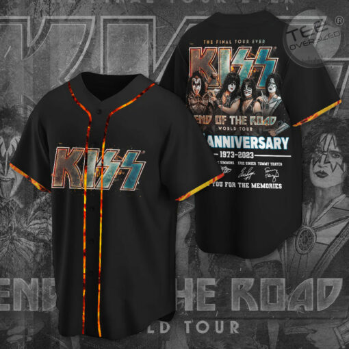 Kiss Band Jersey Shirt OVS20523S4