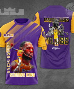 Lebron James 38k points T shirt S6