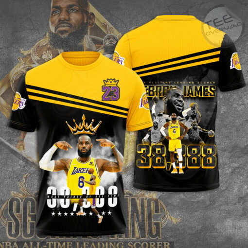 Lebron James T shirt 3D NBA Apparels