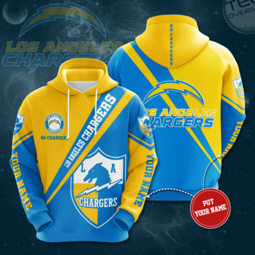 Los Angeles Chargers 3D hoodie 01