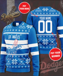 Los Angeles Dodgers 3D sweater