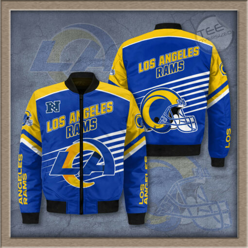 Los Angeles Rams 3D Bomber Jacket 01