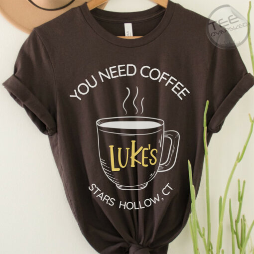 Lukes Coffee Brown Oversized T shirt