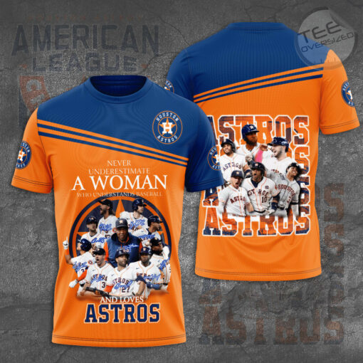 MLB Houston Astros 3D T shirt