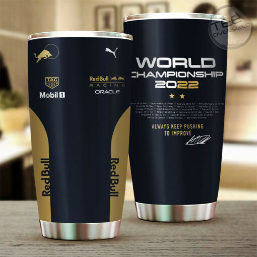 Max Verstappen Always Keep Pushing To Improve Tumbler Cup