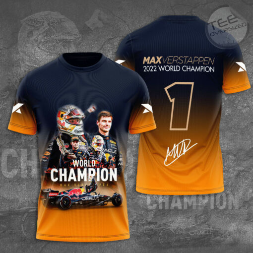 Max Verstappen F1 Word Champion 2022 T shirt