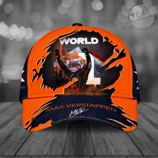 Max Verstappen x Red Bull Racing F1 World Championship Cap Custom Hat 01