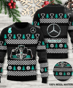 Mercedes AMG Petronas 3D Ugly Sweater